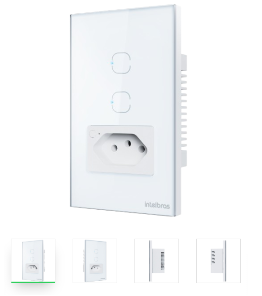 TOMADA 10A E 2 TECLAS WI-FI ETW 1021BR