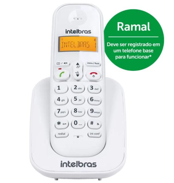 TELEFONE SEM FIO TS 3111 RAMAL BRANCO