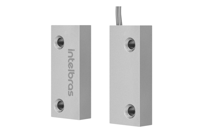 SENSOR MAGNÉTICO C/FIO XAS PORTA AÇO MI