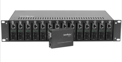 CHASSI RACK 19 14 SLOTS P/ CONVERSORES