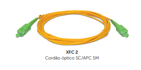 CORDAO OPTICO SC/APC SM - 2,0MM 3M  XFC2