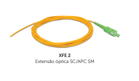 EXTENSAO OPTICA SC/APC SM 2,0MM 3M XFE 2