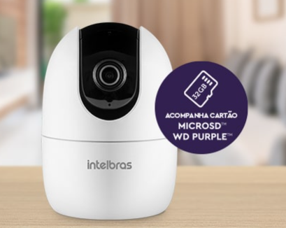 CÂMERA WI-FI IM4 C C/ MICROSD 32GB     