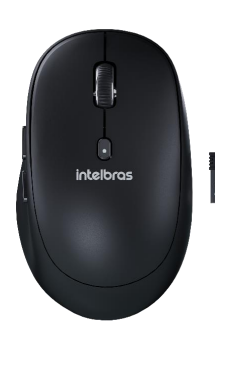 MOUSE INTELBRAS MSI200 - SEM FIO PRETO 