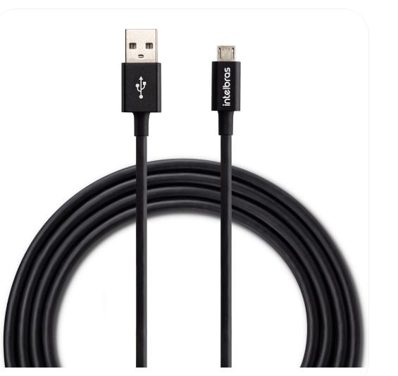CABO USB MICRO USB 1,2M PVC PT EUAB 12PP