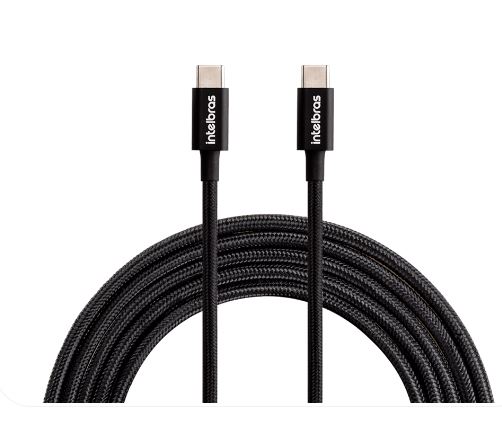 CABO USB C USB C 1,5M NYLON PT EUCC 15NP