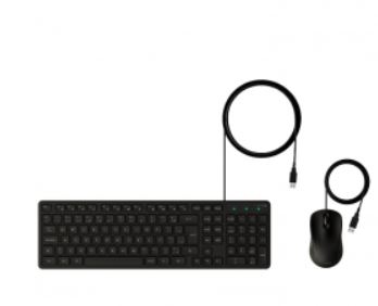 COMBO TECLADO E MOUSE CCI20 COM FIO PT