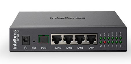 MODEM OPTICO PON LAN 4P ONT 140 POE