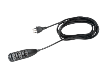 EXTENSAO ELET 3TOMADAS 3PINOS 10A 3M PT
