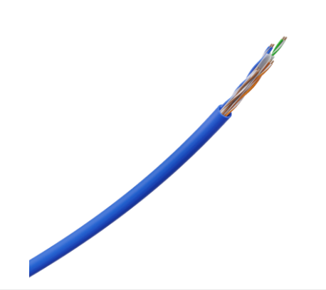 PATCH CORD IMPACT GIGA UTP CAT6 4P AZ 1M