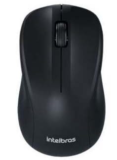 MOUSE INTELBRAS MSI55 - SEM FIO PRETO